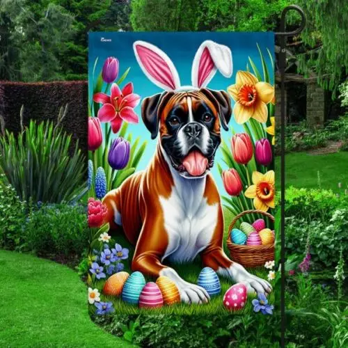 Boxer Dog Patrick’s Day Flag, St Patrick’s Day Flag VVL YYX EEZ