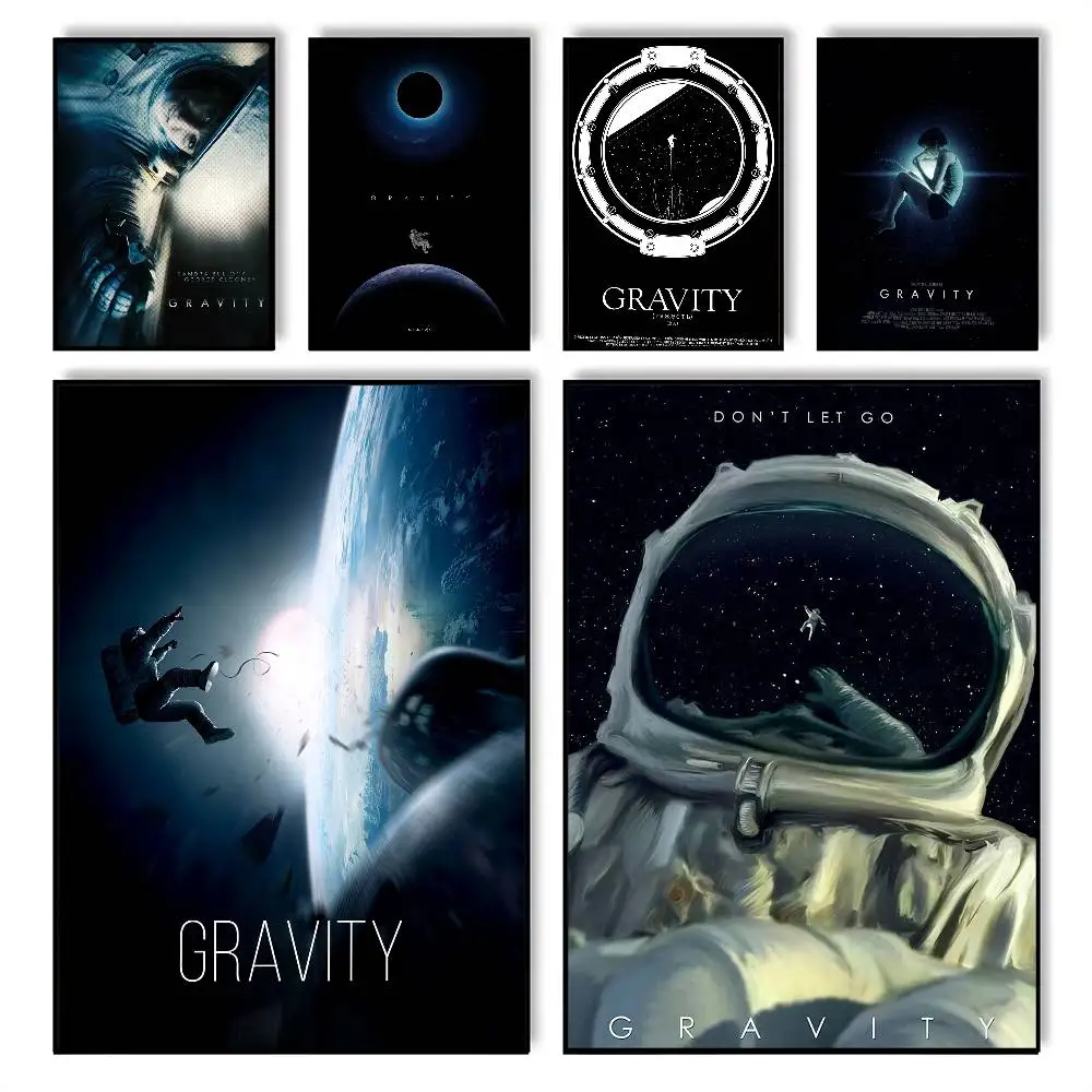 Film G-Gravity Poster klebrige Wand wasserdicht Zuhause Wohnzimmer Schlafzimmer Bar ästhetische Dekoration