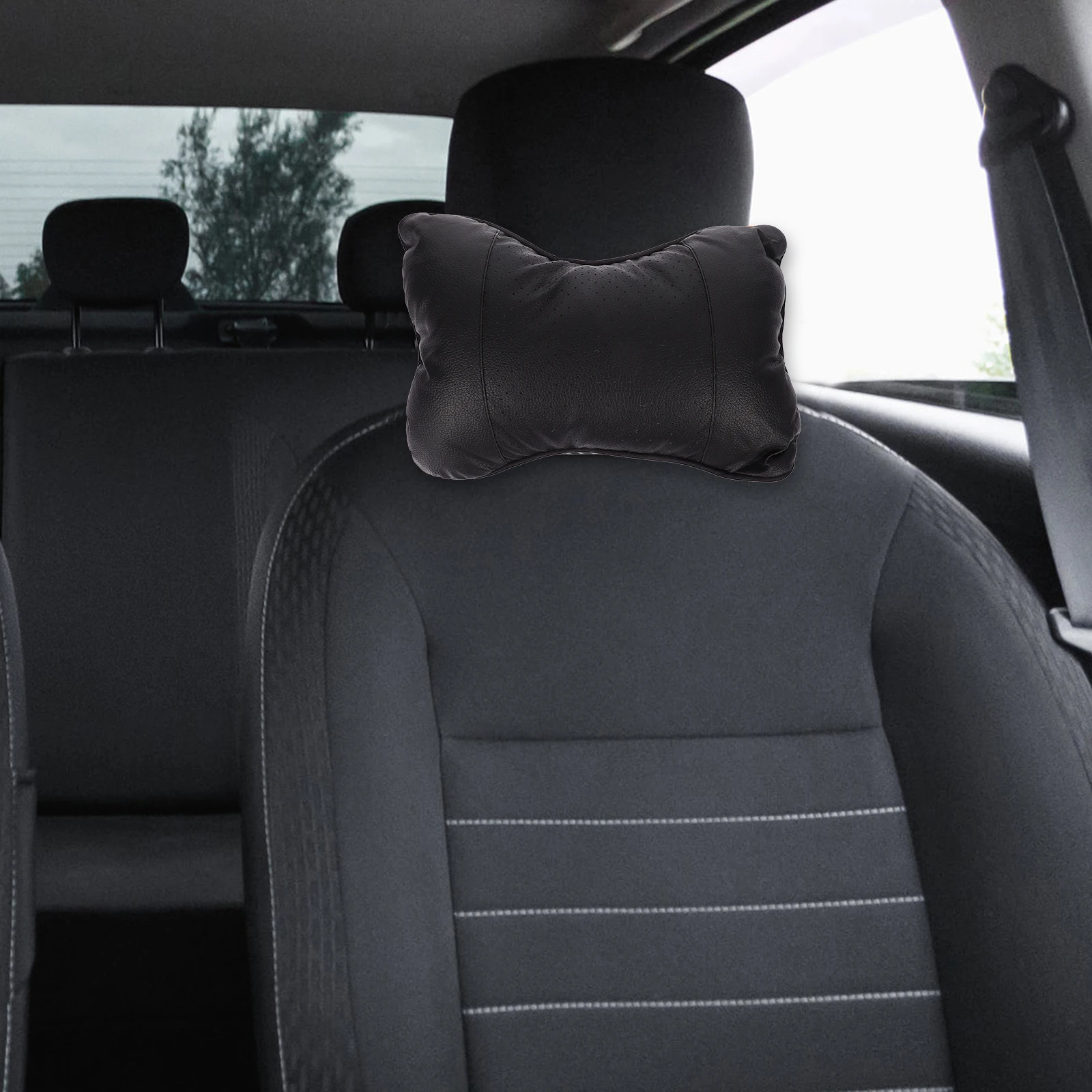 

Neck Black Car Accessories Pillow Headrest Cushion Auto Neck Pillow Four Seasons Car Accessories Driving Support