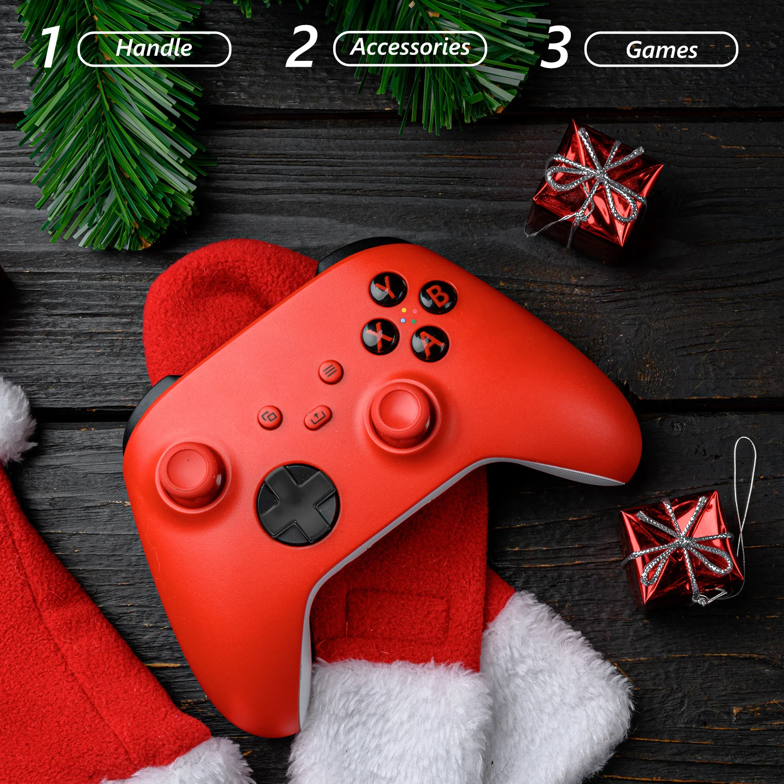 

1Set Metal Button Accessory Stylish Replacement Gamepad Controller Durable Easy Install Classic Design Controller Paddles