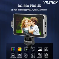 VILTROX DC-550 Pro Monitor portátil 5,5 ""1920x1080 4K monitores profesionales HDMI pantalla táctil campo 3D LUT Director Monitor