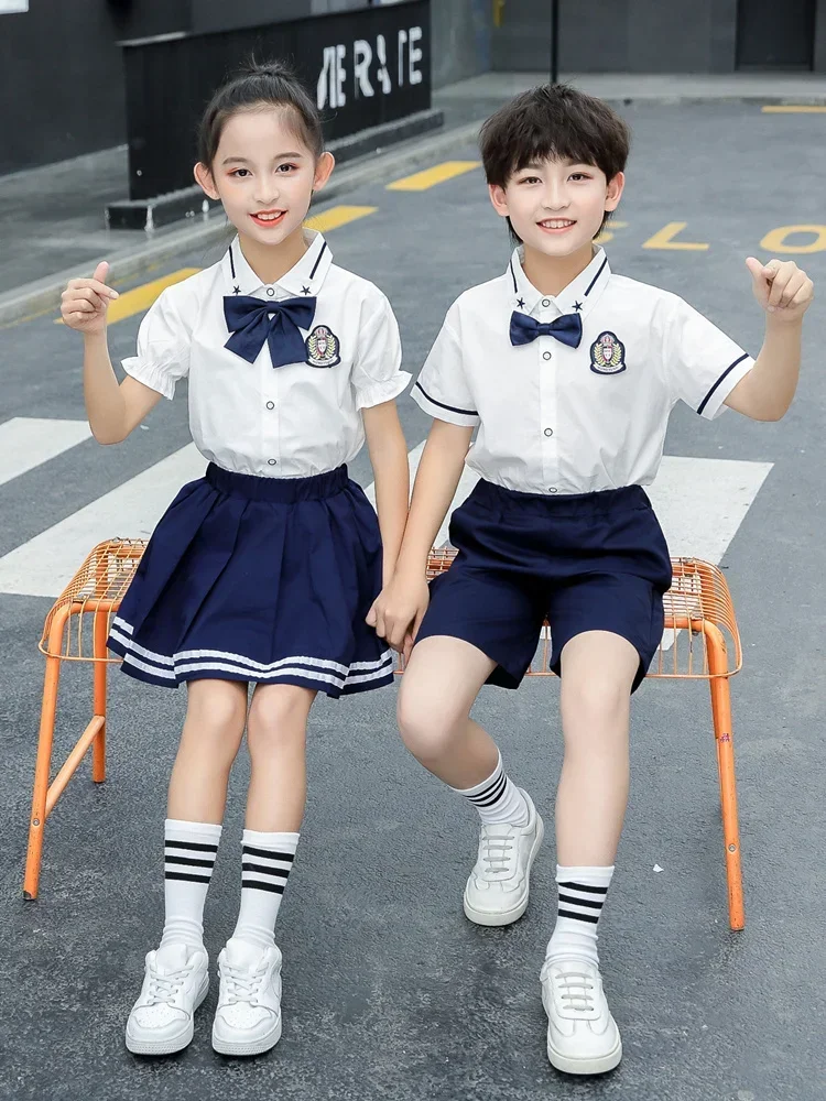 Kindergarten uniforms, summer attire, graduation photography, style, primary skirt school students, summer school uniforms,