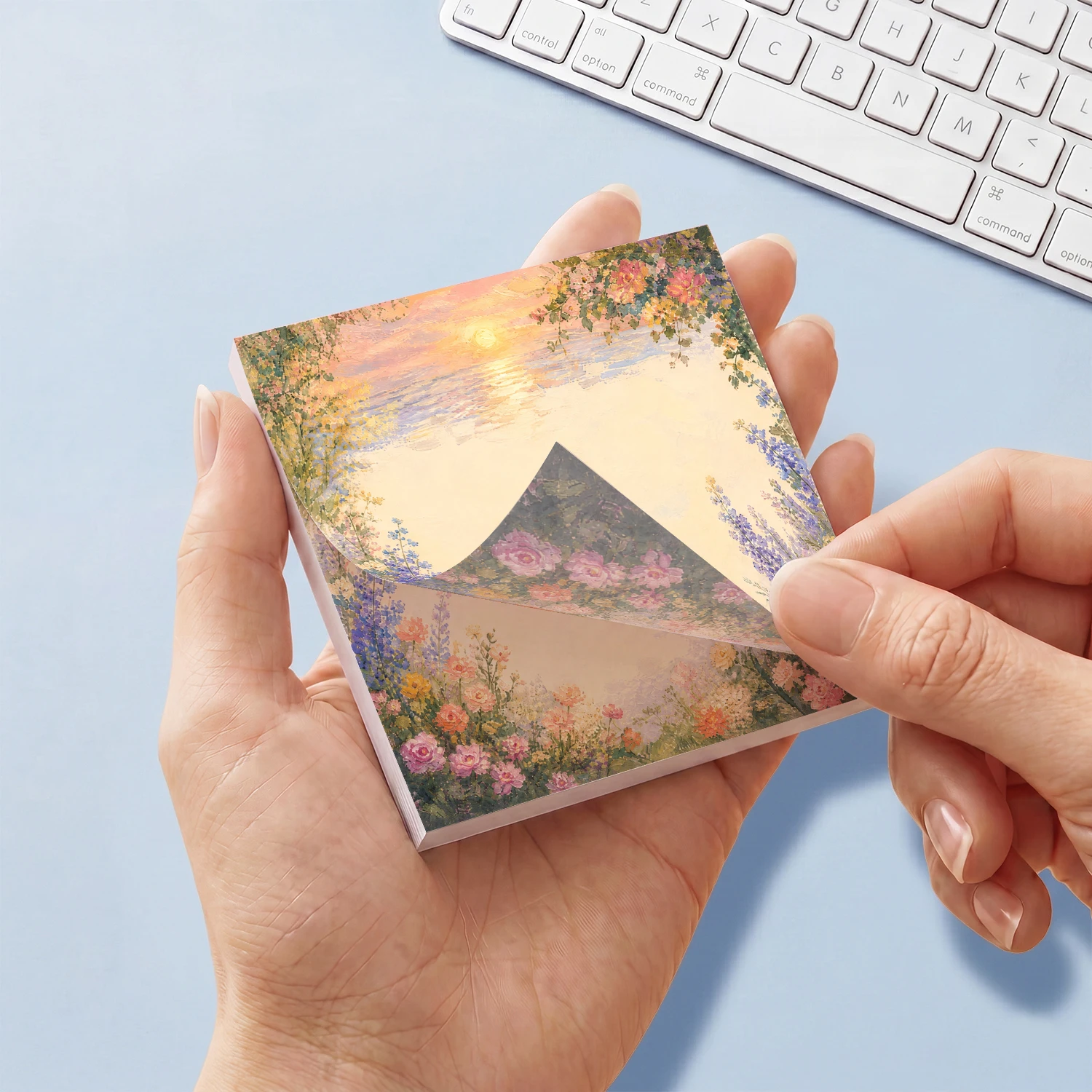 4pcs Impressionist Floral Stic - Total Stationery & Office Supply ulasan dan harga
