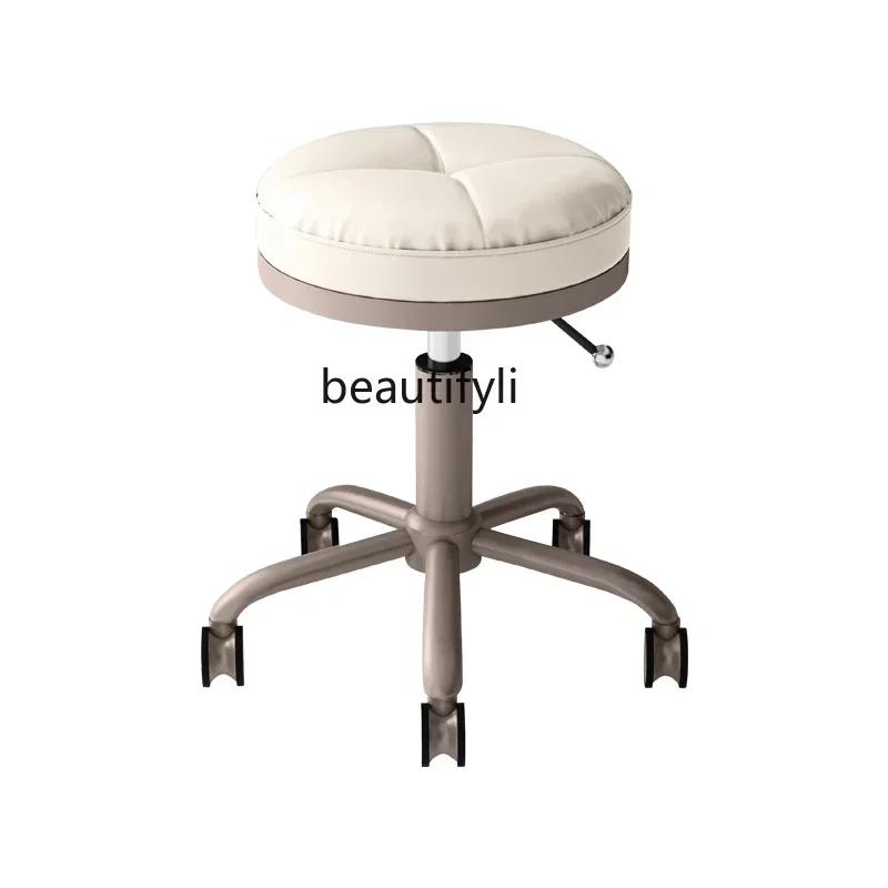 

ls 04ls 04Beauty Stool Spinning Lift Pulley Master Chair Hair Salon Hairdressing Nail Stool