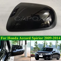 CAPQX For Honda Europe Accord Spirior 2009-2014 Side Rearview Mirror Cover Rearview Mirror Frame Glass Lens Mirror Turn Signal