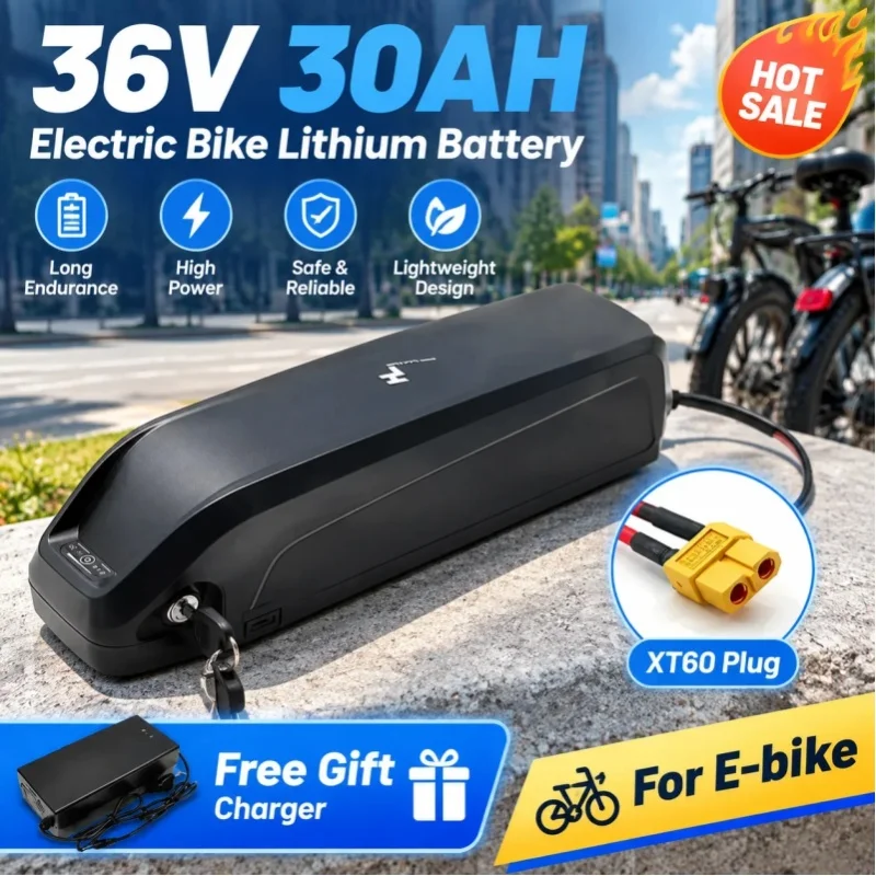 Elektrisches Fahrradzubehör 48V 36V 50Ah Hailong Max 40A 50A BMS 500W 750W 1000W 1500W Elektroroller Lithium-Batterie 21700