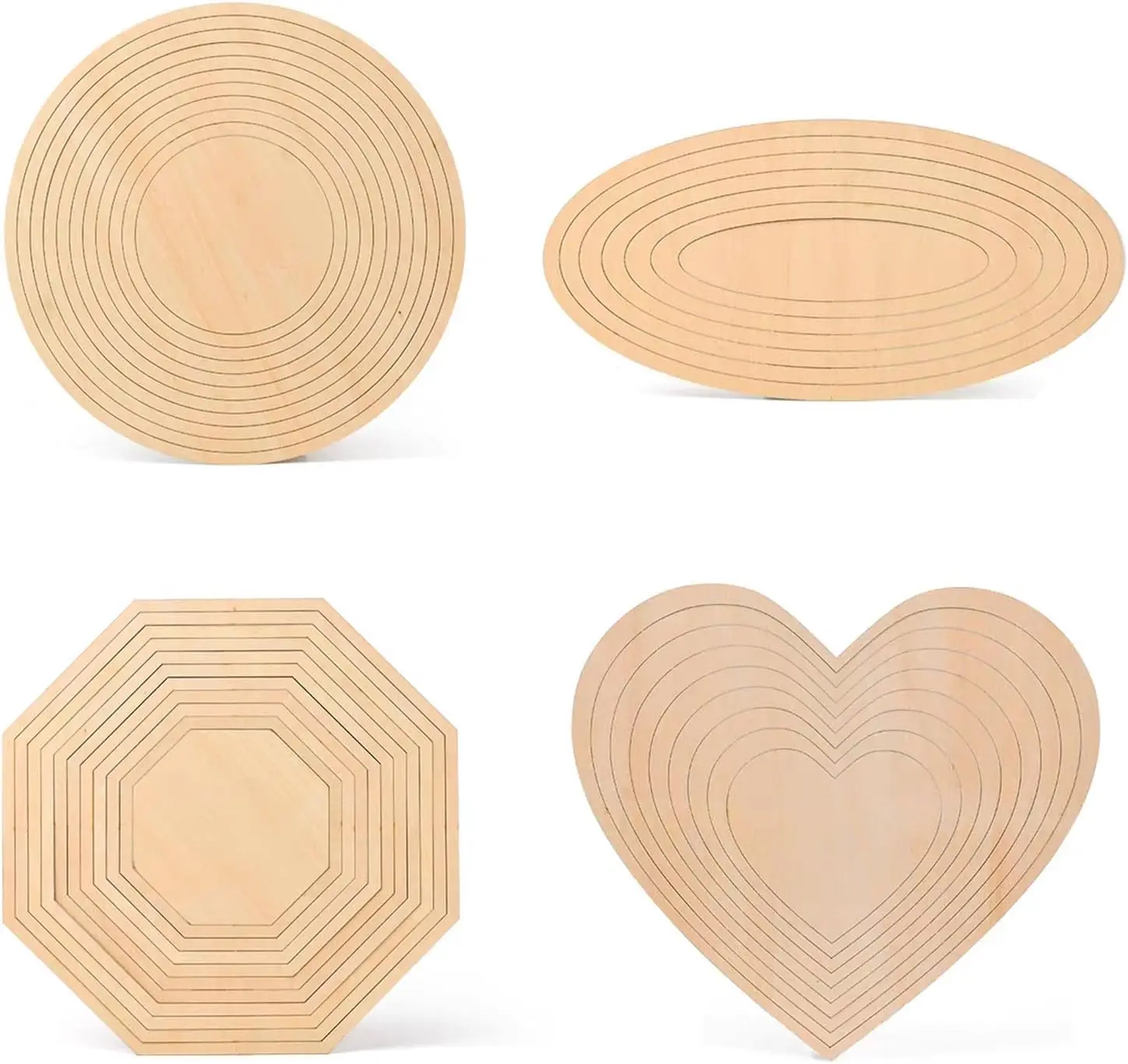 

38PCS Slab Building Cutting Guides, Precision Shaping Tools, Molds, Wooden Tools, Includes Octag