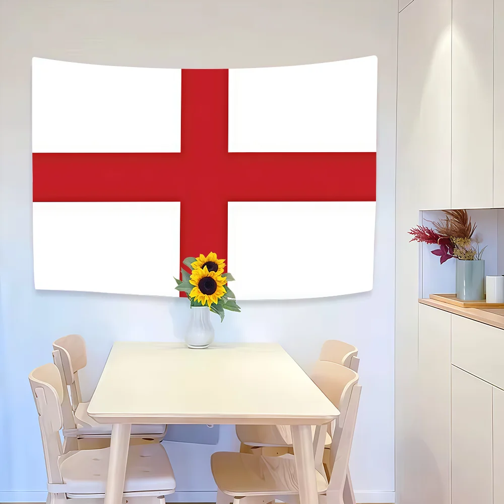الصليب الأحمر المملكة المتحدة إنجلترا العلم العلم الديكور الفن نزهة حفلة المنزل معلقة التخييم في الهواء الطلق راية الحفلات