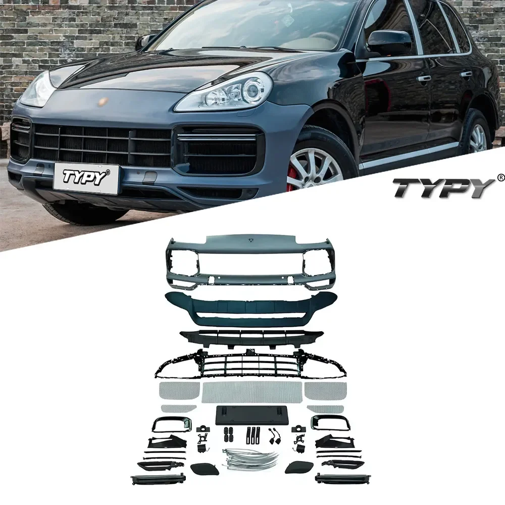 Car Bodykit For Porsche Cayenne 957 2007-2010 Upgrade Modified to NEW Cayenne Turbo 2023 Styling bodykit Accessories - Image 5