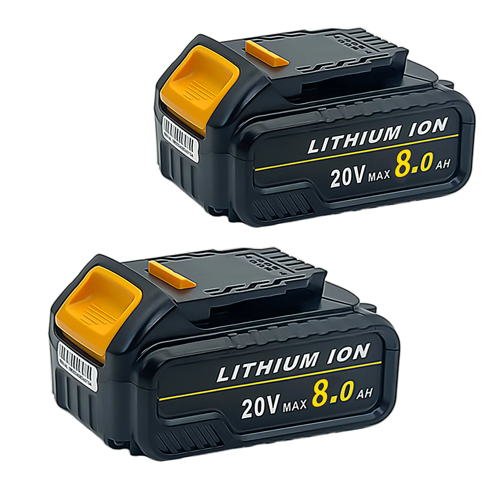 2 Pack DCB206 Batteries for Dewalt 20 Volt Series Cordless Power Tools