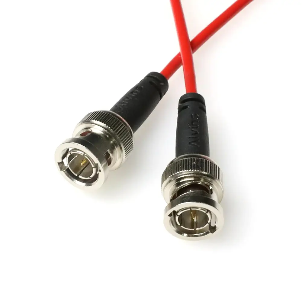 SDI Cable,60CM|2ft Ultra-Thin 75Ω Coaxial Cable for Sony Canon Panasonic HD|4K 6G-SDI Camera Camcorder Video Transmission,Red