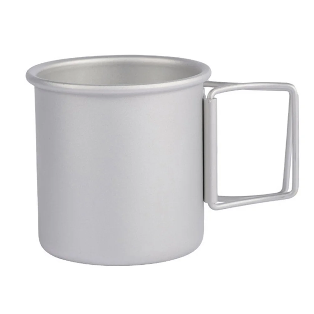 

Portable Cup Camping Mug Outdoor Backpacking Beverage Fold Travel Water Cups Aluminum Alloy