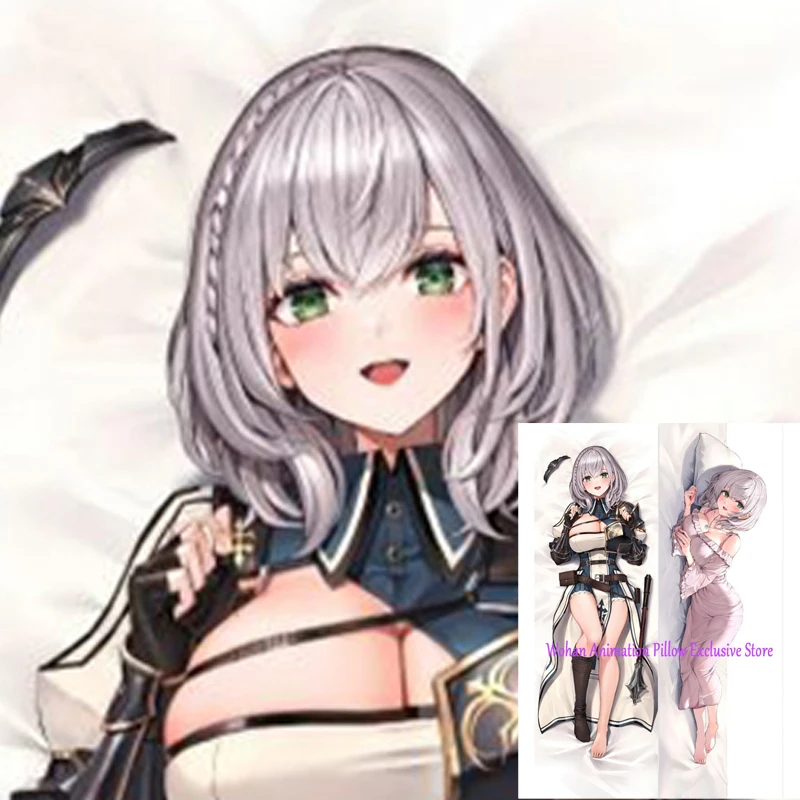 

Чехол на подушку в стиле аниме Dakimakura Shirogane Noel, двухсторонний принт, 2-сторонняя наволочка, украшение