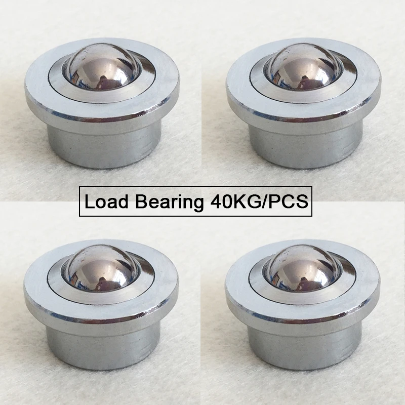 10PCS Precision Conveying Universal Wheel Steel/Nylon Ball Bearing Bull Eye Wheels Industrial Flexible Rotation Transfer Wheels