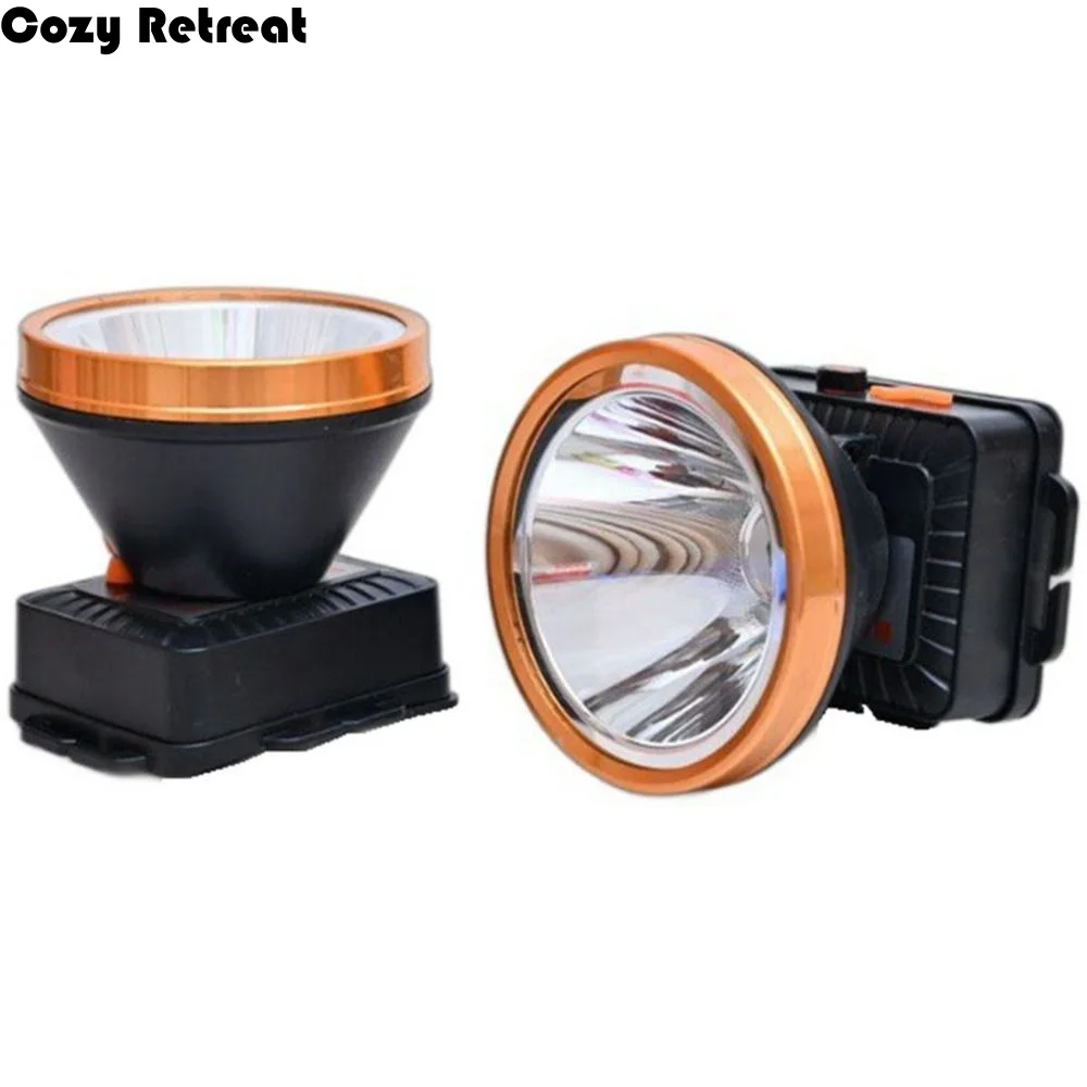 

Портативные сверхъяркие светодиодные налобные фонари высокой мощности, водонепроницаемые, для рыбалки, носимые, крепящиеся на голову, для кемпинга