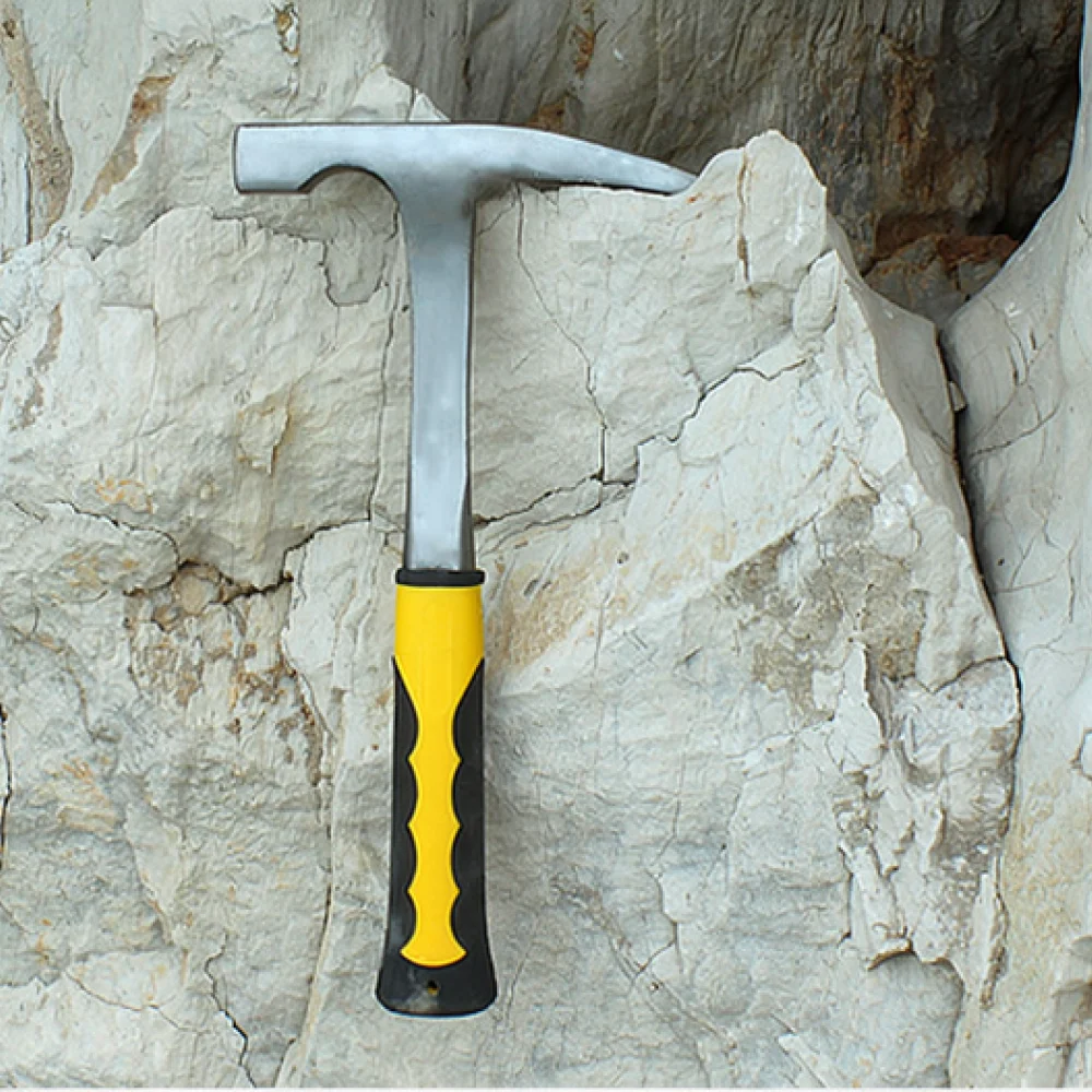 Versatile Geological Pick For Mineral Exploration Rock Chipping Professional Construction Hand Tool Durable Steel Quality