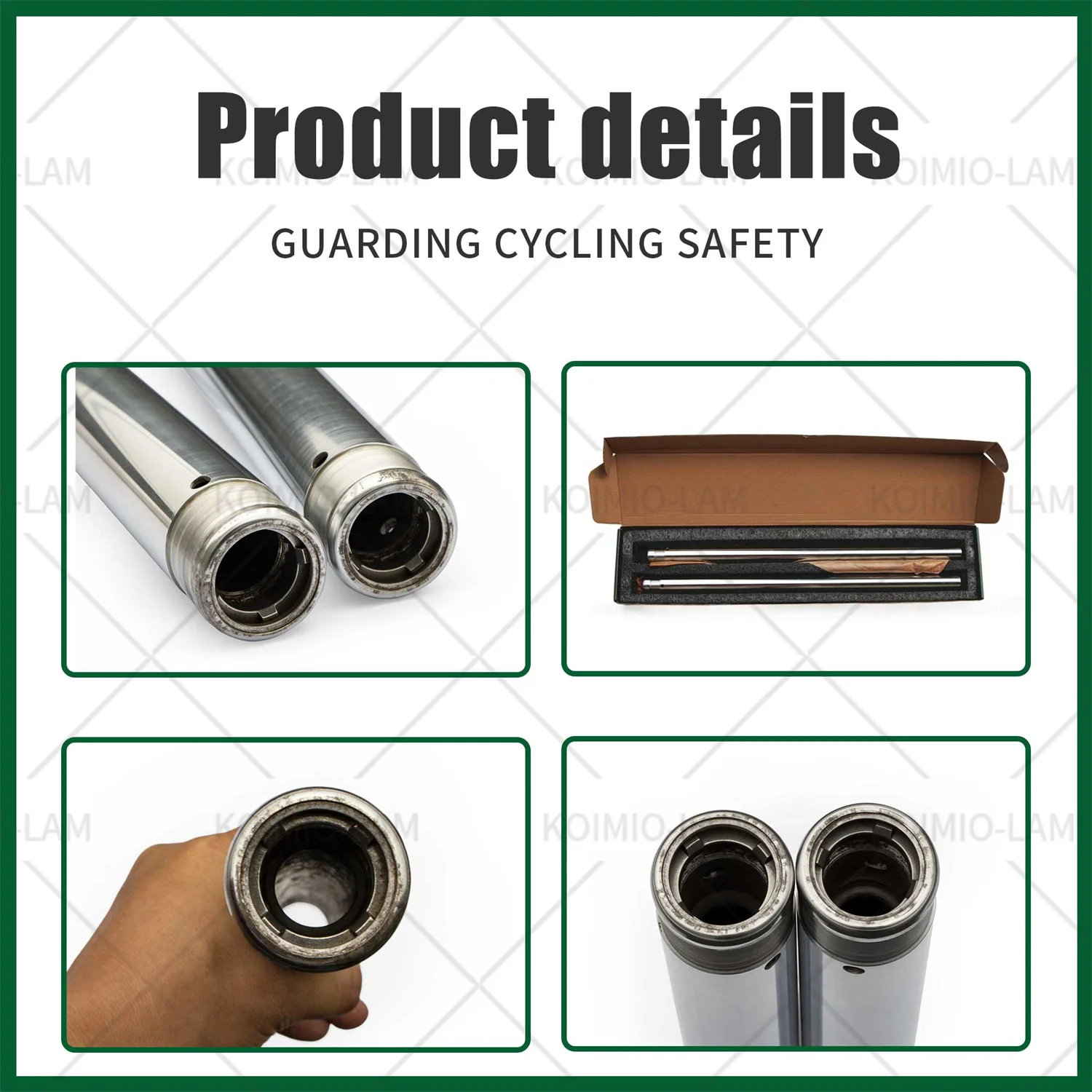 Passend für SUZUKI GS500 1992 - 2003 GS500E Motorrad-Stoßdämpfer Vorderradgabel Innenrohr GS 500 1993 1994 1995 1996 1997 1998 – Detail 4