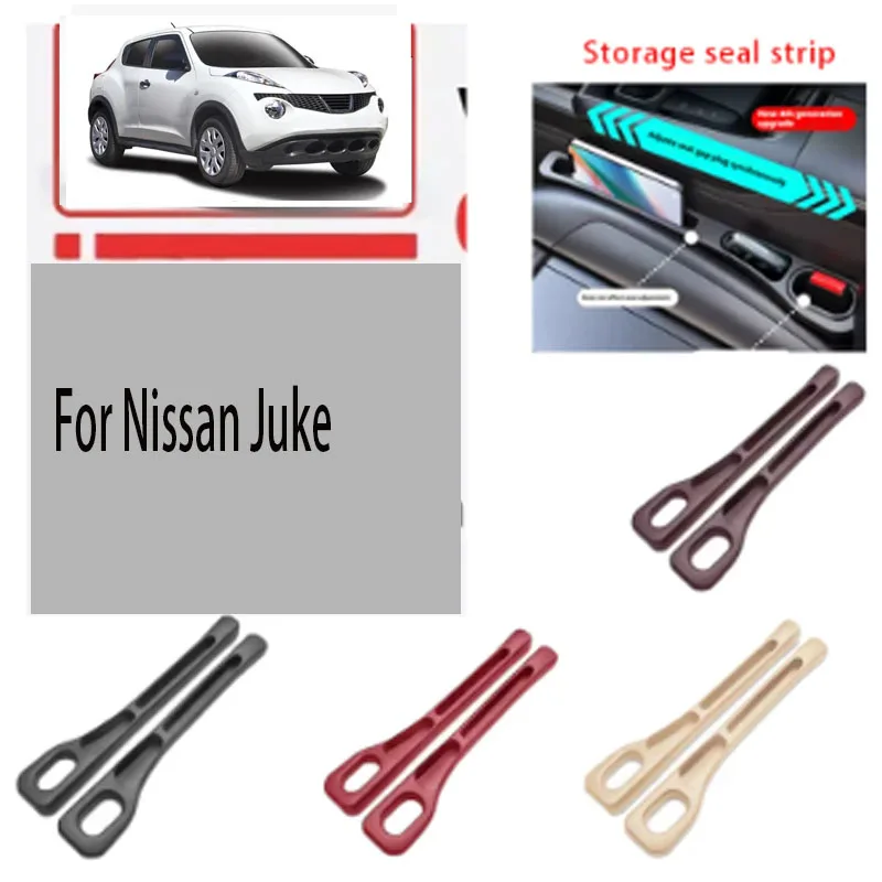 

For Nissan Juke Car Seat Gap Filler Side Seam Plug Strip Leak-proof Filling Strip Car Seat Gap Storage Box