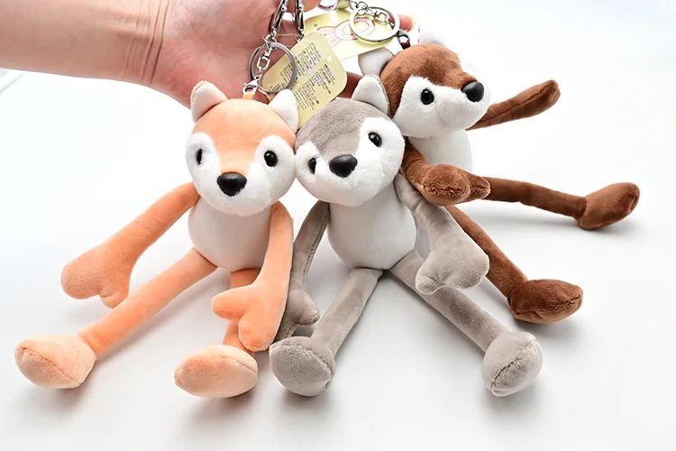 1 Pcs New Cute creative New fragrance Yoga Husky puppy dog keychain Boutique bag pandent soft  couple birthday christmase gift