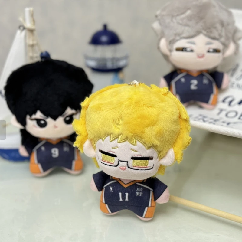 1 Stück 12CM Kawaii Baumwolle Puppe Verteilung Plüschtiere Anime Hinata Shoyo Tobio Kageyama Sugawara Koushi Kei Tsukishima Plushie Puppe – Detail 2