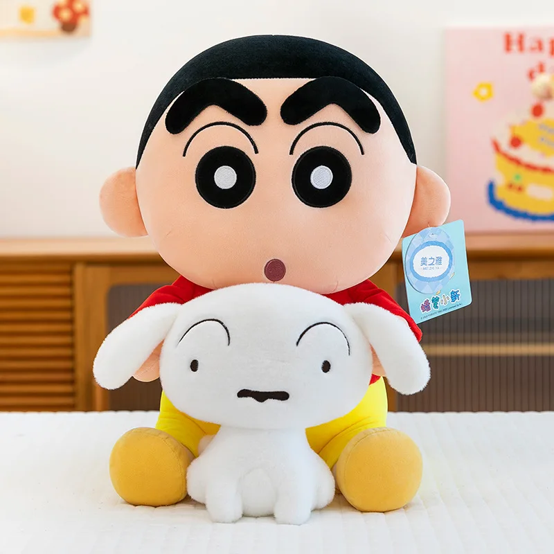 30CM Kawaii Crayon Shin-chan Pluszowe Zabawki Urocze Miękkie Wypchane Lalki Dekoracyjne do Pokoju Poduszka dla Dzieci Prezent na Urodziny Boże Narodzenie