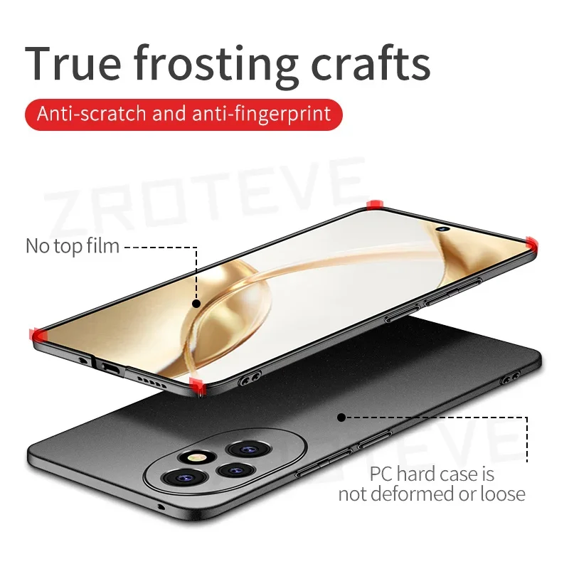 For Honor200 Case ZROTEVE Ultra Thin Hard PC Matte Cover For Huawei Honor 200 Pro Lite 200Pro 200Lite 5G Shockproof Phone Cases