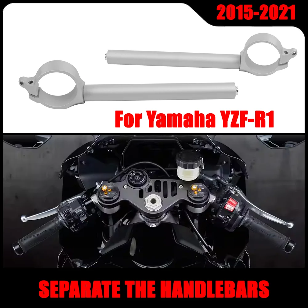 

Fork Tube Clip-On Handlebars YZFR1 Clipon Clip Ons Left Right Handle Bars For Yamaha YZF-R1 YZF R1 2015-2021 2020 2019 2018