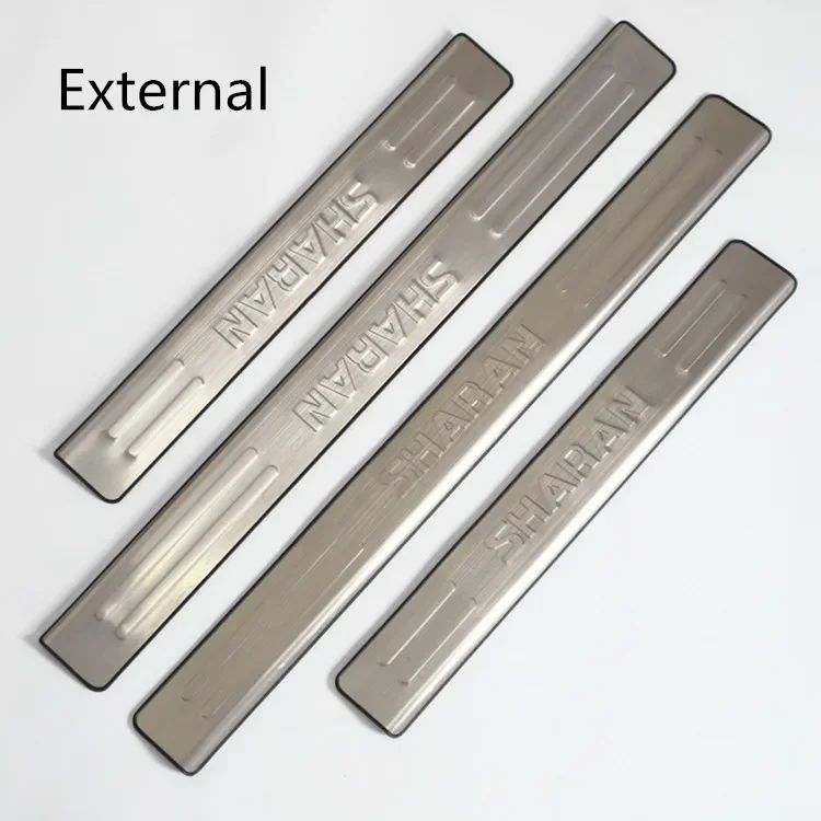 For Volkswagen Sharan 2012-2019 High-quality stainless steel car threshold guard anti-scratch protection car accessories