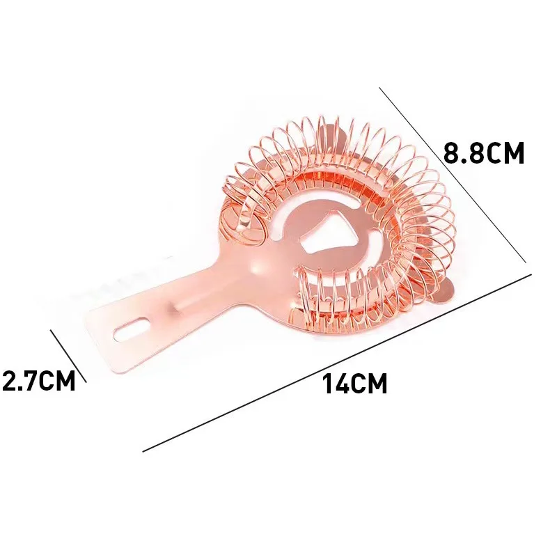 Stainless Steel Cocktail Shaker Bar Ice Strainer Wire Mixed Drink Bartender Professional Tool Bar Accessories