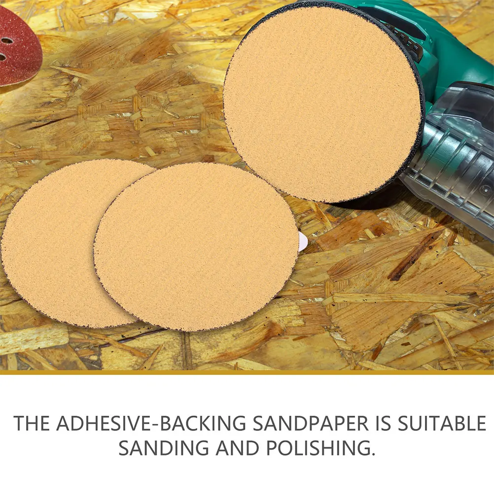 

10Pcs 6Inch 60Grit SelfAdhesive S paper Discs Coarse Grinding Polishing Backing Pad Angle Grinder Attachments S Disks Set