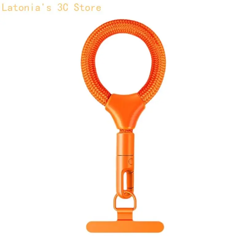 Sehr dünnes 0,18 mm starkes Handy-Umhängeband aus Stahl mit weichem Polyester-Kordel und verstärkter Tragfähigkeit von 10 kg für – Detail 9