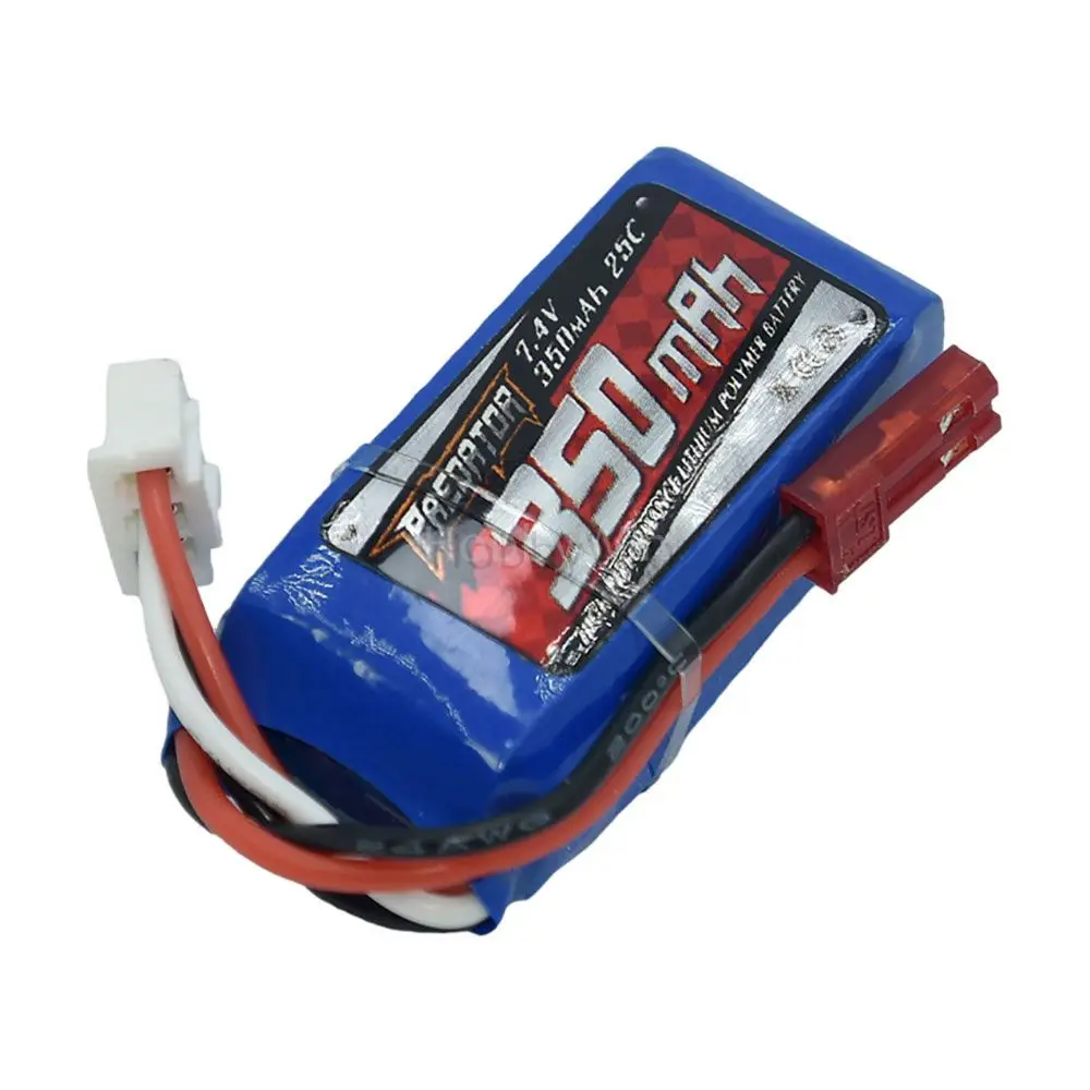 FMS part 7.4V 2S 350mAh 25C LiPO Battery JST plug for RC Model Airplane Helicopter Quadcopter FPV Drone