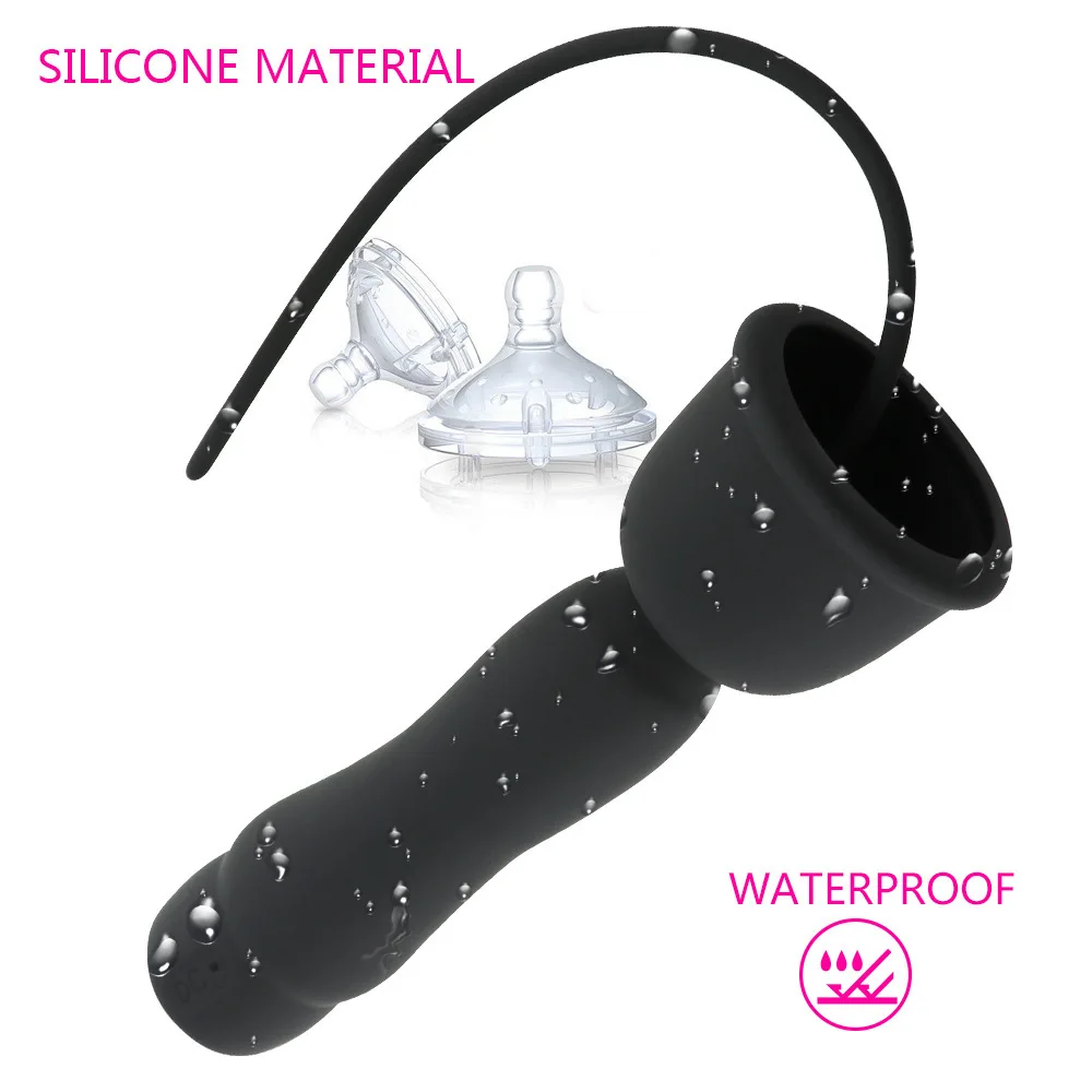 Medical Silicone Urethra Catheter Vibrator Penis Plug Urethral Vibrator Male Masturbator Urethral Sound Dilator Sex Toy for Men