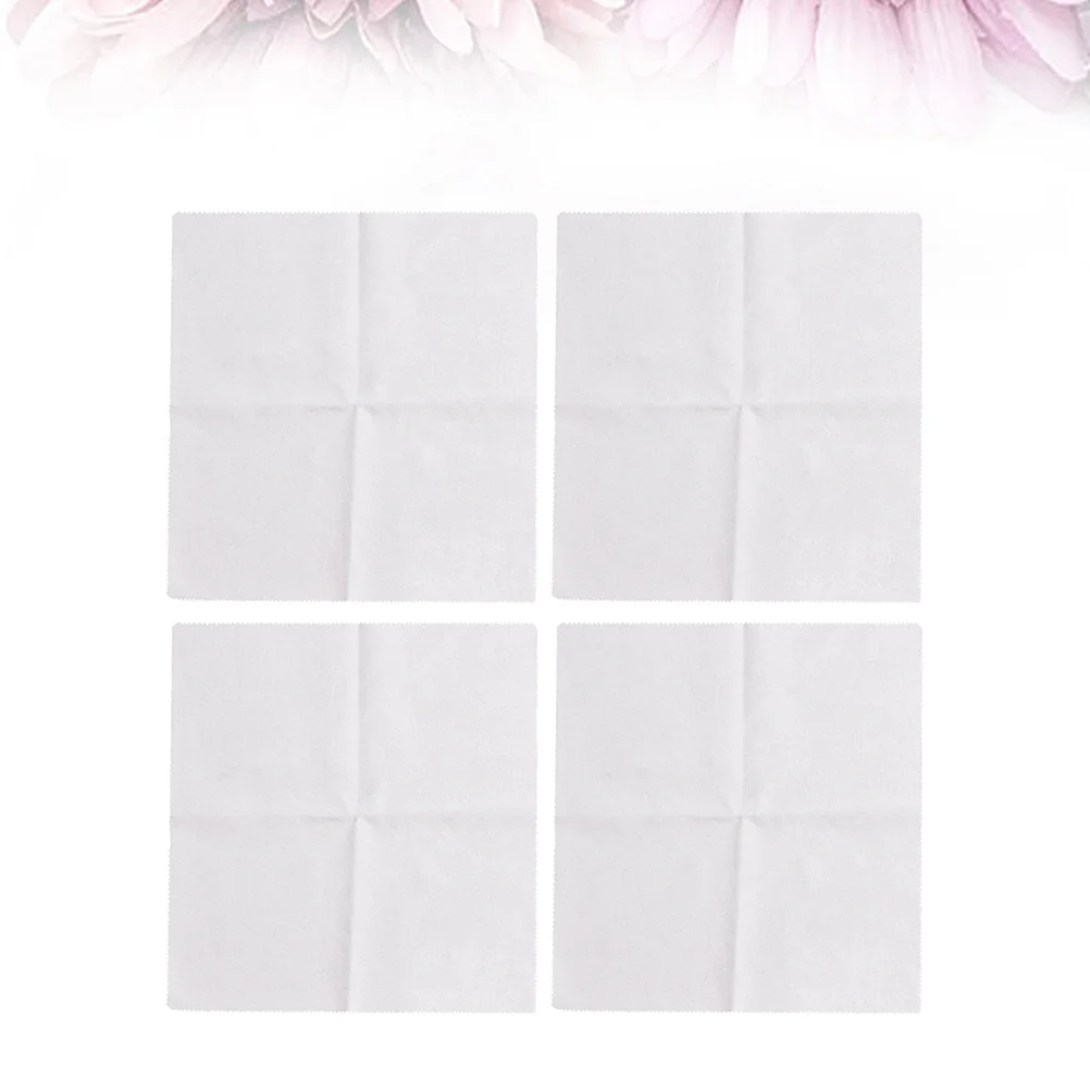 

4pcs Microfiber Cleaning Cloth White For Guitar Violin Piano Trumpet Saxophone Phone Screen Glasses Jewelry Eyeglass Cleaning