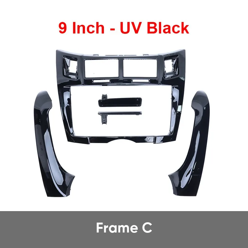 MAMSM per TOYOTA YARIS VITZ PLATZ 2005-2011 2Din Car DVD CD Fascia Panel Radio Stereo Frame adapter Kit di montaggio Radio Player