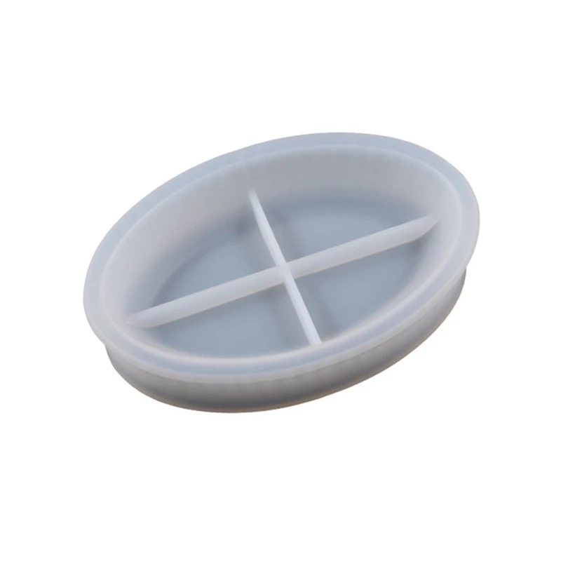 

Oval Striped Dish Silicone Mold Epoxy Dish Mold Resin Casting Mold Suitable for Diy Storage Box Fruit Plate Mat