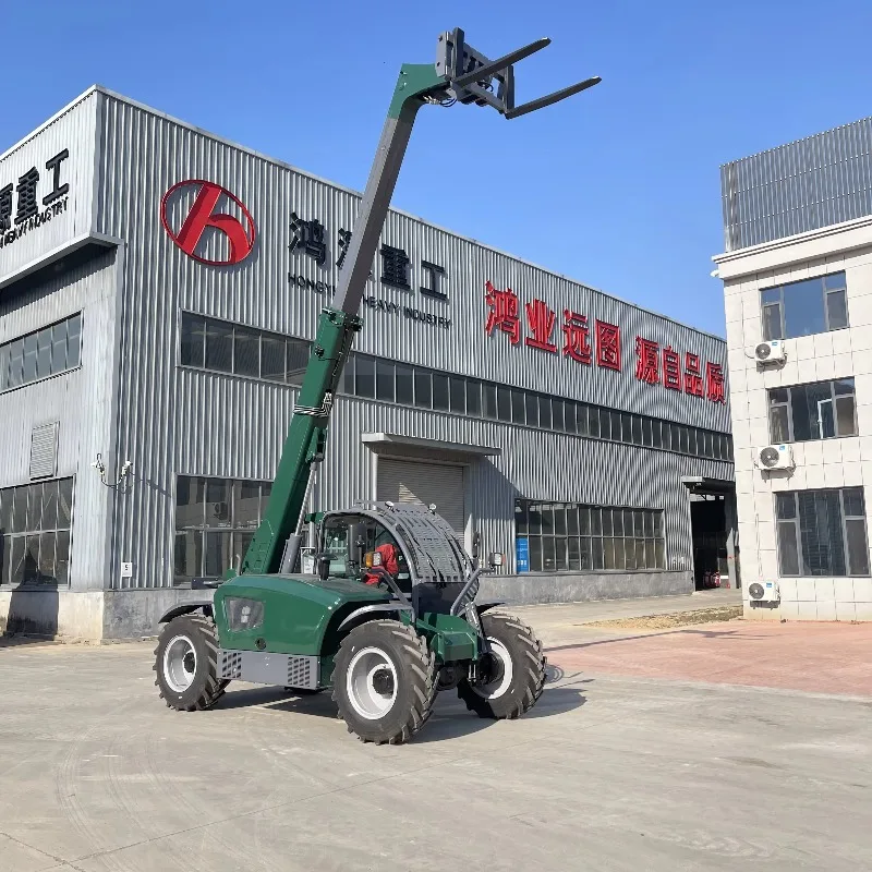 Customized 3.5ton Telehandler 7 Meter Telescopic Boom Forklift T735 Hydrostatic Telescopic Telehander Price