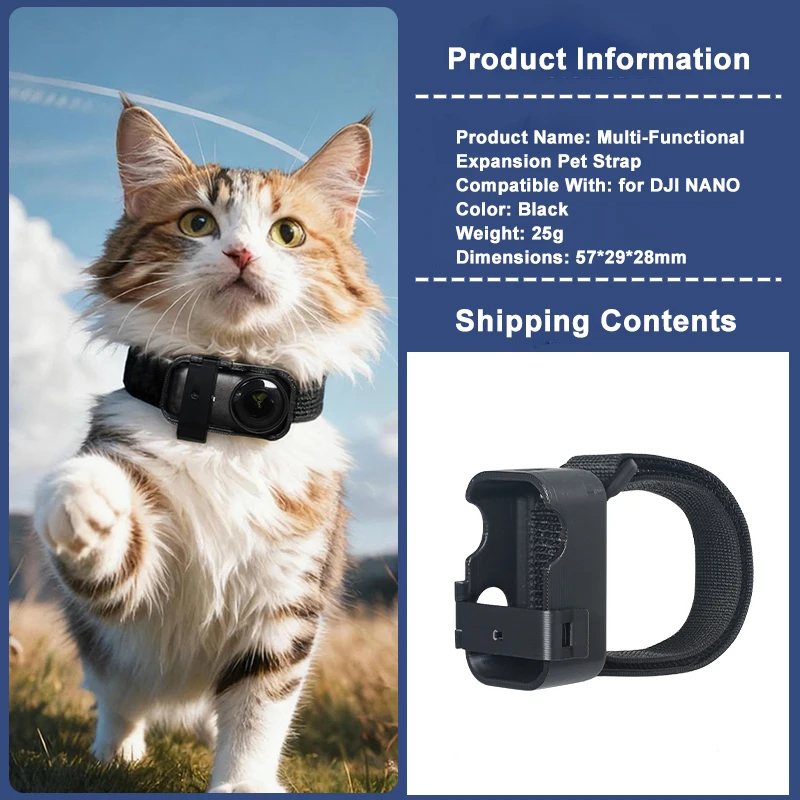 

for DJI Osmo Nano Mount Adjustable Wristband Hand Wrist Band Strap for Nano Sports Camera Accessories