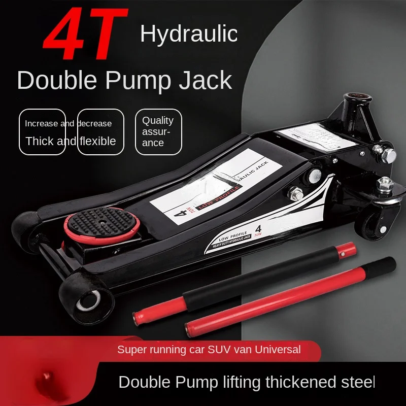 Jack hydraulic horizontal small cargo car, dedicated to tire replacement of car steam pump