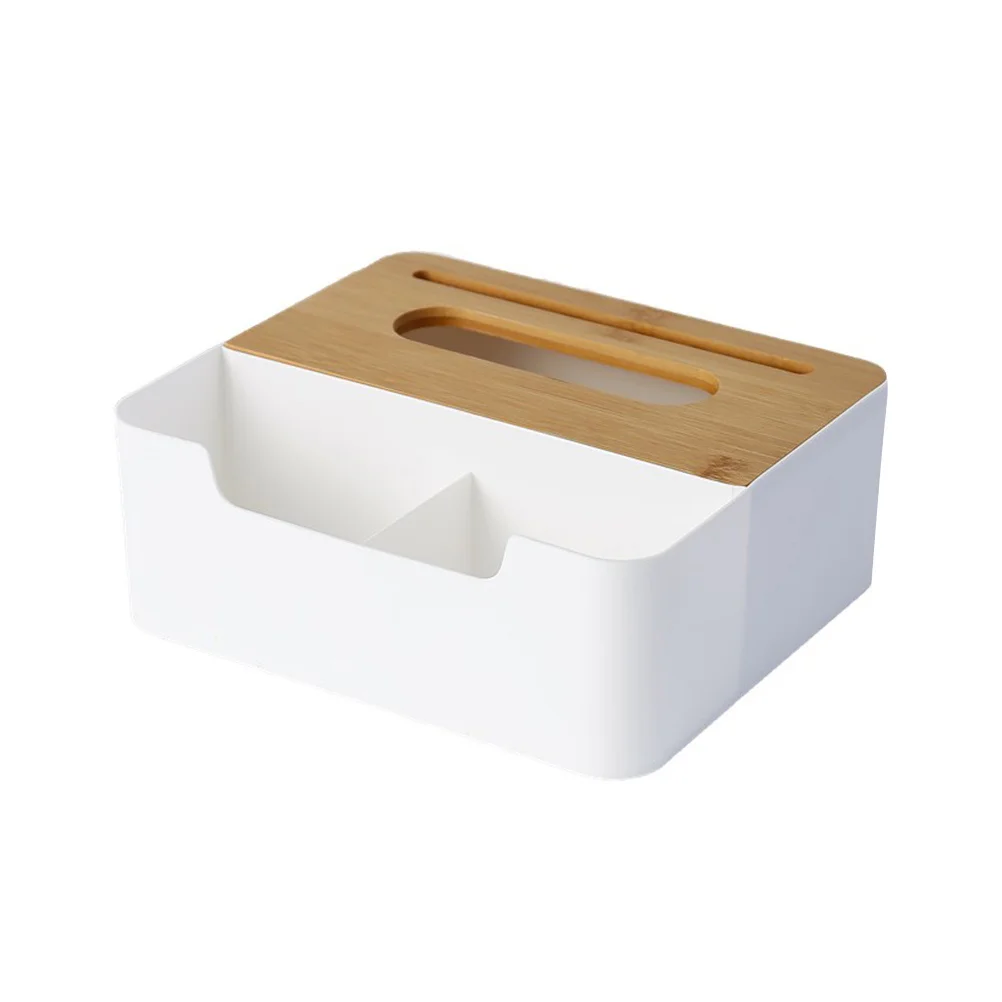 

1Pcs Desktop Tissue Box High Grade Napkin Holder Smooth Extraction Modern Towel Container Home Office Storage