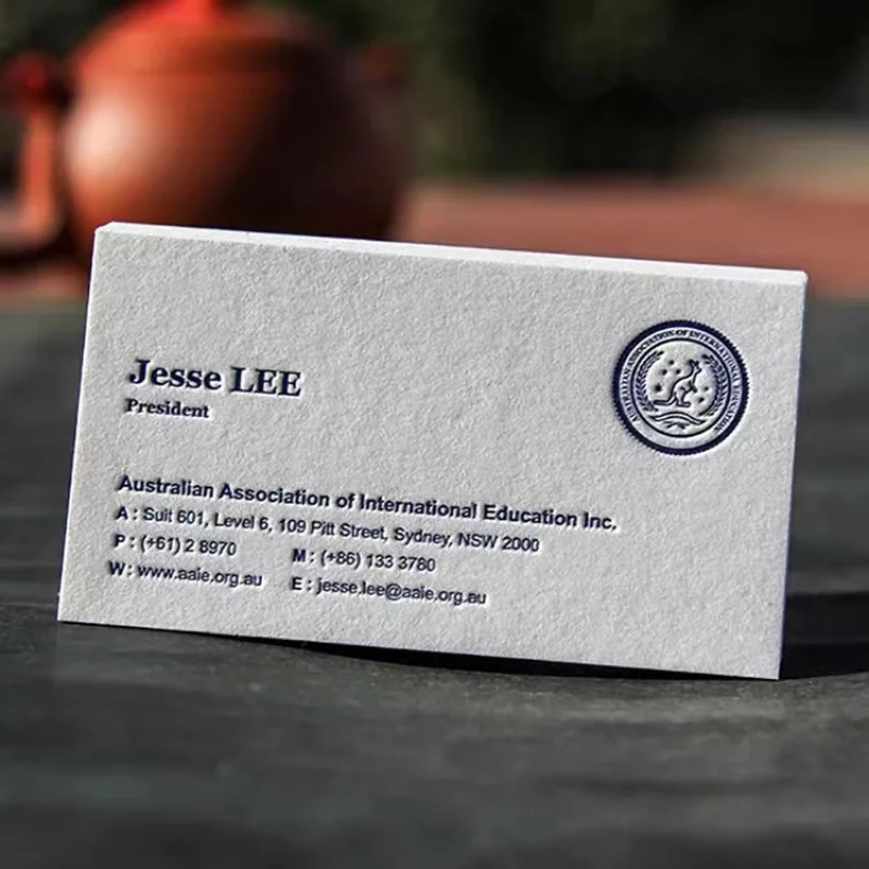 

Customized. Copperplate Paper Double-Sided Waterproof Matte Lamination Business Card Design Production Printing Color Advertisin