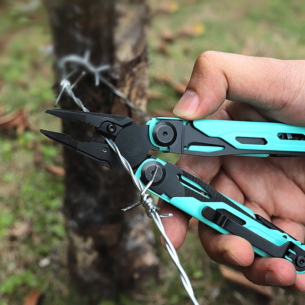 Imagem -02 - Multitool Folding Knife Alicatador de Nariz Agulha de Moda Alicatador de Bolso Multifuncional Faca de Táticas de Emergência ao ar Livre Gadgets de Sobrevivência