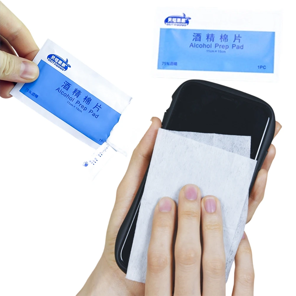 Alcohol Wipes, 70%–80% Alcohol