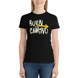 Buen Camino T-Shirt cute tops Aesthetic clothing summer clothes cute clothes t shirts for Womens