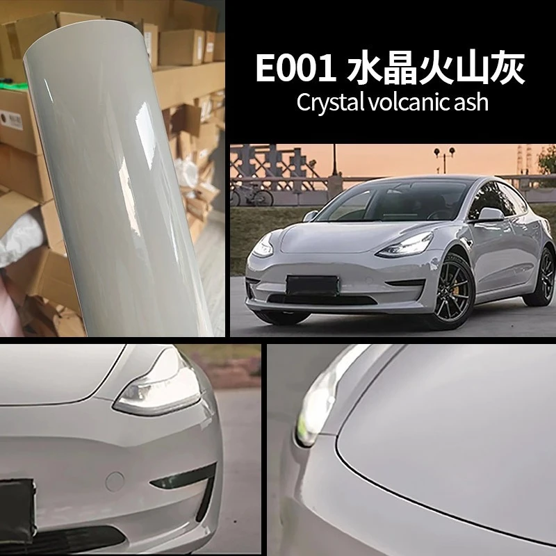 

Автомобильная пленка для изменения цвета Pet Crystal Яркая черно-белая Nado Grey Glacier Blue Защитная пленка для всего тела Пленка для изменения цвета Whol