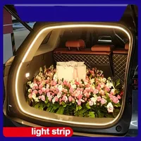 Car high brightness trunk lighting ambient light interior decoration LED wiring free automatic sensing tailgate light strip 2