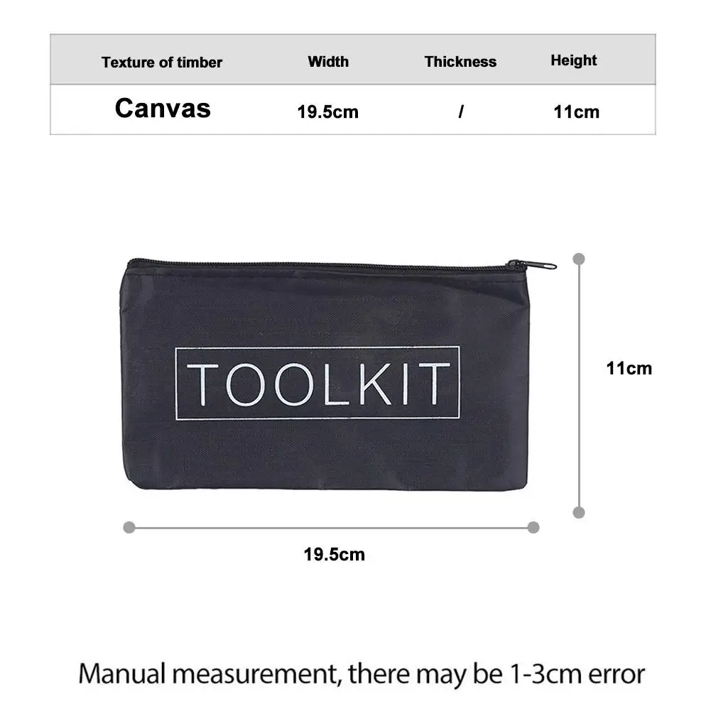 Canvas Oxford Hardware Toolkit Bag Waterproof Storage Organizer Multifunctional Portable Travel Bag Small Tool Storage Bags