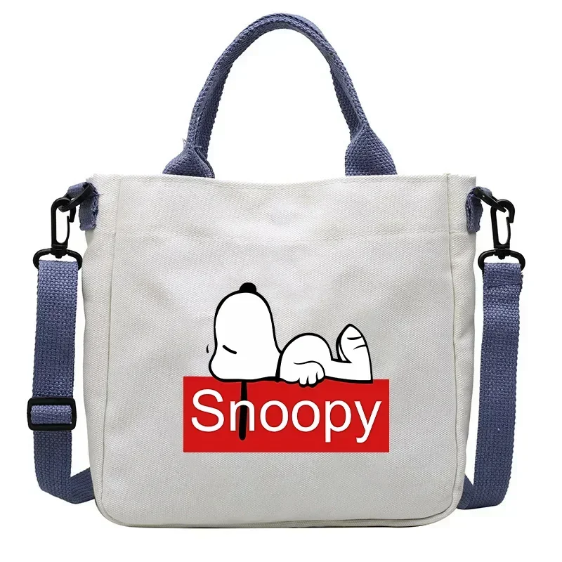 Snoopy Handbag Cartoon Children\'s Shoulder Bag Boys Girls Tote Bag Child Canvas Handbags Anime Crossbody Bag New Kids Gifts