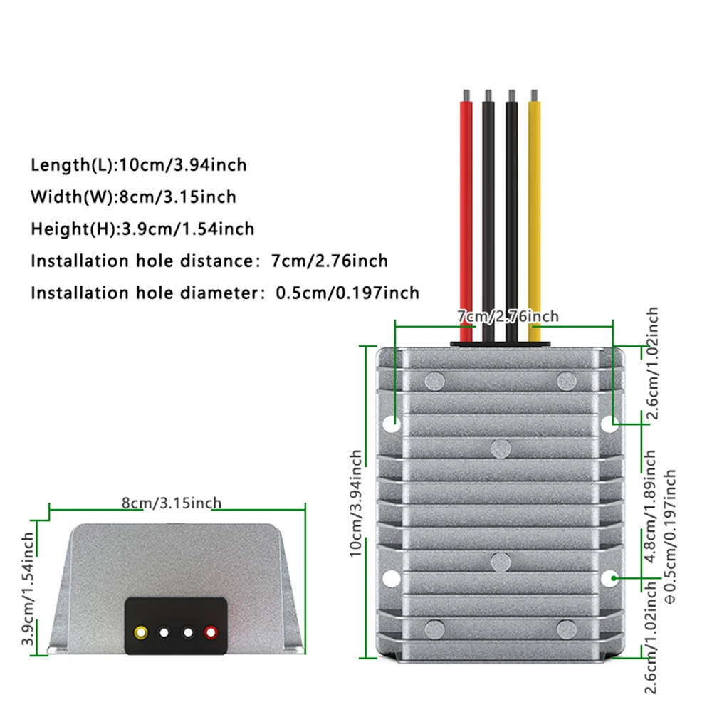 60V to 24V DC-DC Step-down Modul Converter (30V~60V Input, 20A/25A/30A Output), Constant Voltage Power Converter