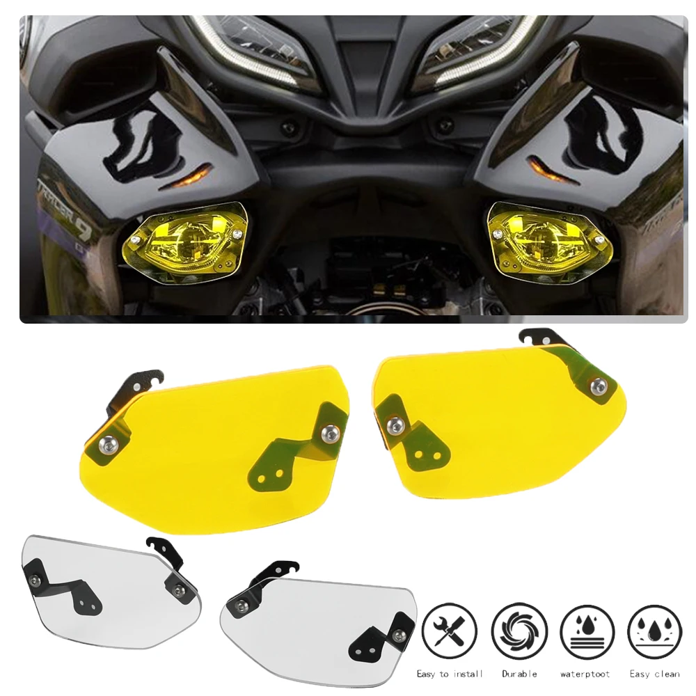 For Yamaha Tracer9/GT Tracer900/GT Tracer 9 900 GT 2021-2024 Motorcycle Foglight Lamp Cover Auxiliary Fog Light Protection Gurad